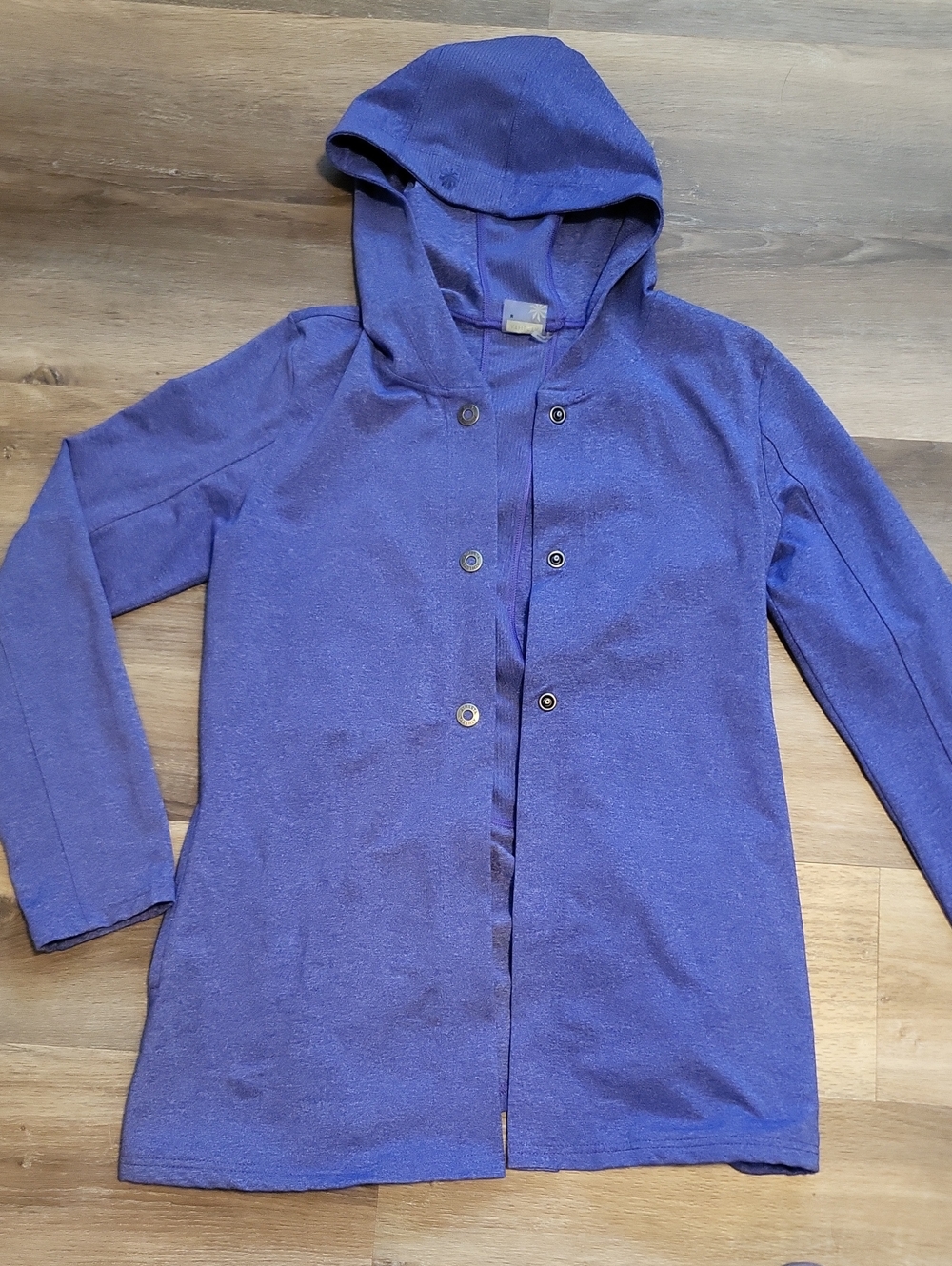 Athleta Hooded Jacket in Violet Blue